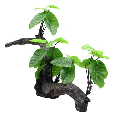alloneslife Treibholz-Aquarien, Dekoration, Harze, künstliche Pflanze, natürliche Schönheiten, Ornamente für Fische und Garnelenversteck von alloneslife