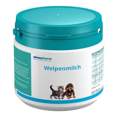 almapharm Welpenmilch | 250 g | Muttermilchersatz für Hunde- und Katzenwelpen | Nach dem Vorbild der Natur | Zur mutterlosen Aufzucht und zur Beifütterung | Ausgewählte Zutaten almapharm Welpenmilch | 250 g | Muttermilchersatz für Hunde- und Katzenwelpen | Nach dem Vorbild der Natur | Zur mutterlosen Aufzucht und zur Beifütterung | Ausgewählte Zutaten von almapharm