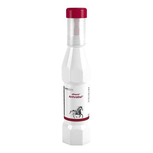 almapharm allequin ArthroDol | 300 ml | Flüssiges Ergänzungsfuttermittel für Pferde | Kann dabei helfen die Gelenkgesundheit beim Pferd zu unterstützen | Zur Eingabe übers Futter von almapharm