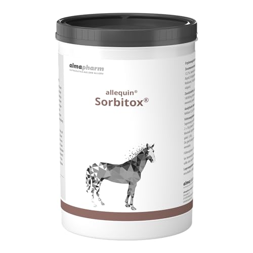 almapharm allequin Sorbitox | 1 kg | Ergänzungsfuttermittel für Pferde | Vitalstoffe zur Unterstützung der Verdauung, der Schadstoffbindung und Stoffwechselaktivierung von almapharm