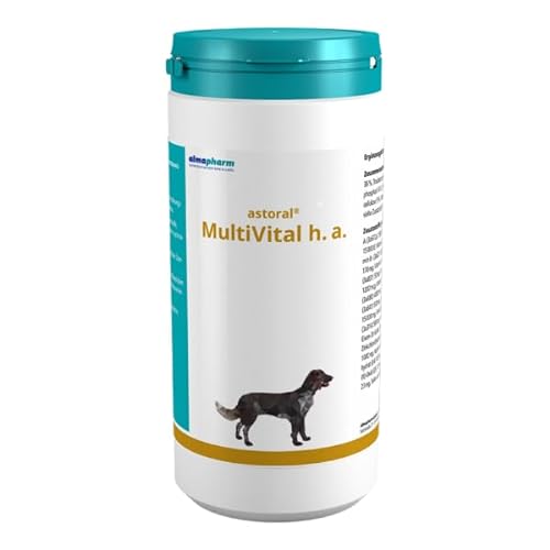 almapharm MultiVital h.a. | 1 kg | Ergänzungsfuttermittel für Hunde | Bedarfsgerechte hypoallergene Mischung von Vitaminen, Spurenelementen und Mineralstoffen von almapharm