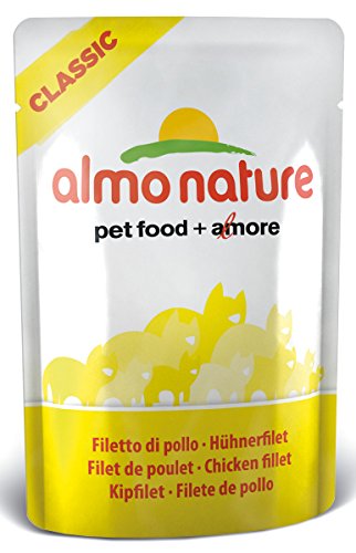 Almo Nature Cat Classic Pouch 24x 55g Portionsbeutel (Hühnerfilet - Hühnerbrühe) von almo nature