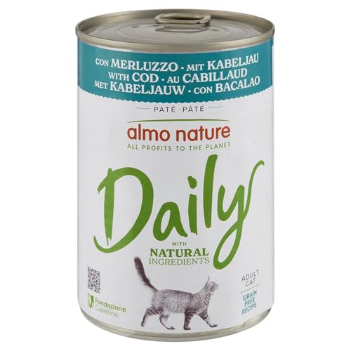 Almo Nature Daily mit Dorsch Nassfutter Katze Premium - Grain Free - 24 x 400 g Almo Nature Daily mit Dorsch Nassfutter Katze Premium - Grain Free - 24 x 400 g von almo nature