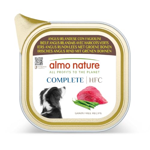 Almo Nature HFC Complete Dogs 17 x 85 g, Irischer Angus mit grünen Bohnen von almo nature