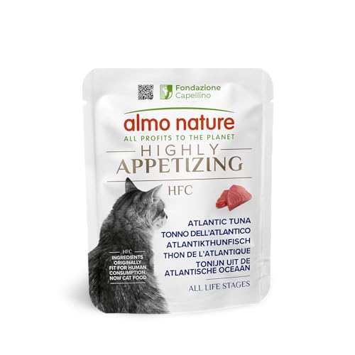 Almo Nature HFC Highly Appetizing - Atlantischer Thunfisch - Human-Grade, Monoprotein, Glutenfrei - 50g, 24er Pack Almo Nature HFC Highly Appetizing - Atlantischer Thunfisch - Human-Grade, Monoprotein, Glutenfrei - 50g, 24er Pack von almo nature