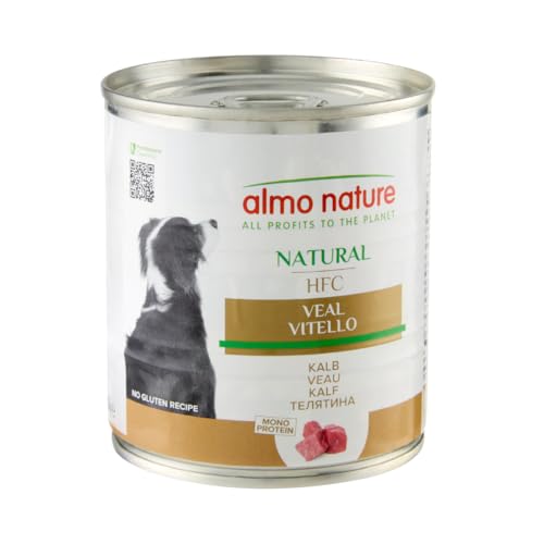 Almo Nature HFC Natural - Nassnahrung für Hunde mit Kalb ursprünglich Lebensmittelqualität und werden jetzt für Hundenahrung erwendet. von almo nature