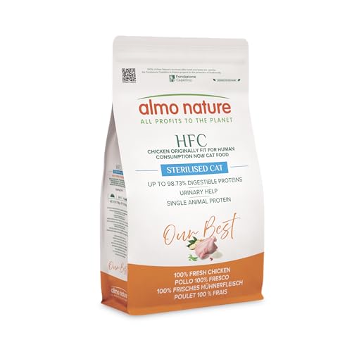 Almo Nature HFC Our Best - Adult Sterilized - Dry Food for Adult Cats - Fresh Chicken - 1.2kg von almo nature