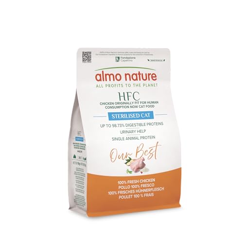 Almo Nature HFC Our Best - Adult Sterilized - Dry Food for Adult Cats - Fresh Chicken - 300g von almo nature