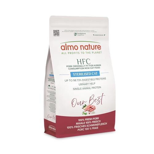 Almo Nature HFC Our Best - Adult Sterilized - Dry Food for Adult Cats - Fresh Pork - 1.2kg von almo nature