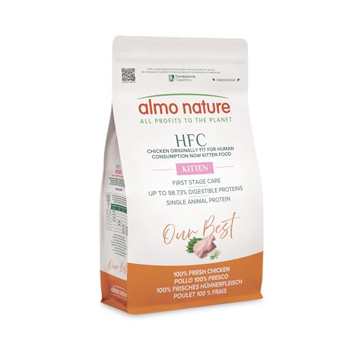 Almo Nature HFC Our Best - Kitten - Dry Food for Kittens - Fresh Chicken - 1.2kg von almo nature