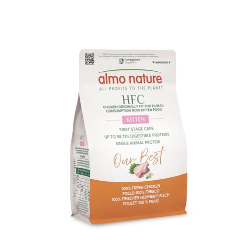 Almo Nature HFC Our Best - Kitten - Dry Food for Kittens - Fresh Chicken - 300g von almo nature