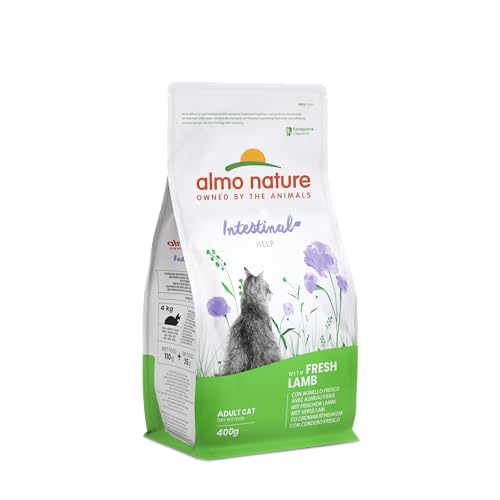 Almo Nature Functional Intestinal Help Trockenfutter für ausgewachsene Katzen mit Lamm, 400 g von almo nature