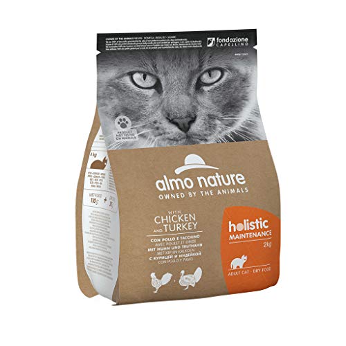 Almo Nature Holistic Maintenance Cat mit Huhn und Truthahn Trockenfutter für Katzen aller Rassen-2 Kg von almo nature