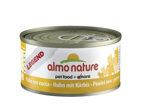 Almo Nature Huhn mit Kürbis 70g Katzenfutter, 24er Pack von almo nature