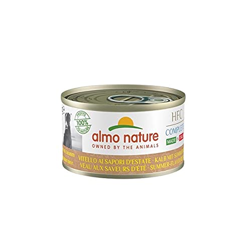 Almo Nature Made in Italy für Hunde - HFC Complete mit Kalbfleisch mit Sommeraromen, 95 g von almo nature