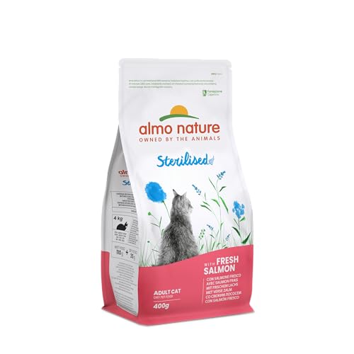 Almo Nature Sterilisierter Lachs und Reis ausgewachsene Katze, 400 g Almo Nature Sterilisierter Lachs und Reis ausgewachsene Katze, 400 g von almo nature