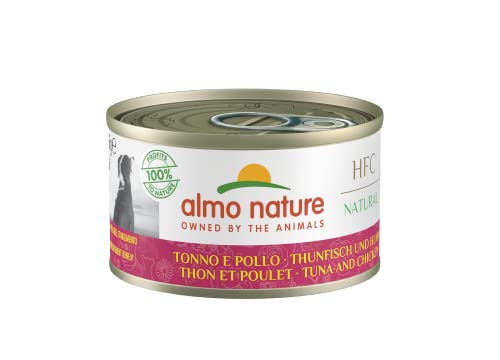 almo nature HFC Natural - Nassnahrung für Hunde mit Thunfisch und Huhn ursprünglich Lebensmittelqualität und Werden jetzt für Hundenahrung erwendet. von almo nature