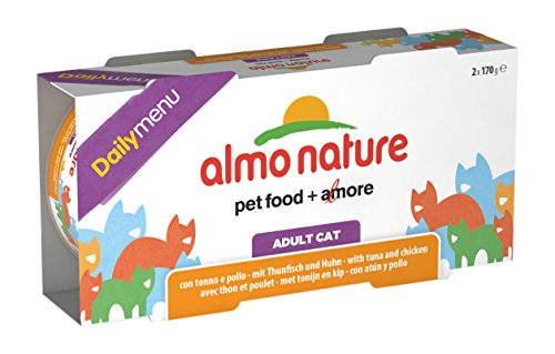 almo nature Daily Menu Katzenfutter mit Thunfisch und Huhn (2 x 170 g) von almo nature