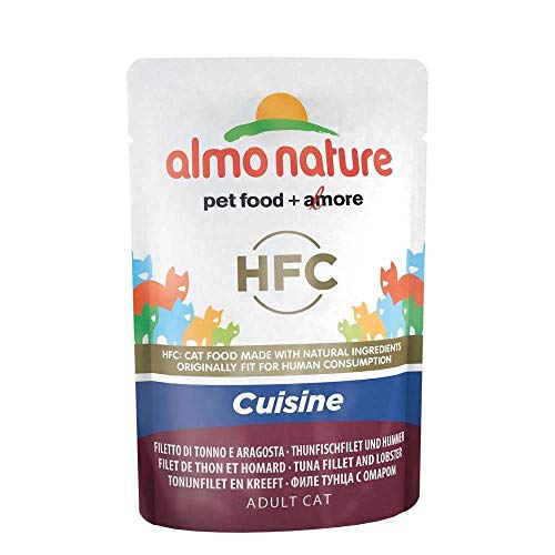 almo nature Classic Cuisine Thunfisch- und Hummerfilet für Katzen, 55 g von almo nature