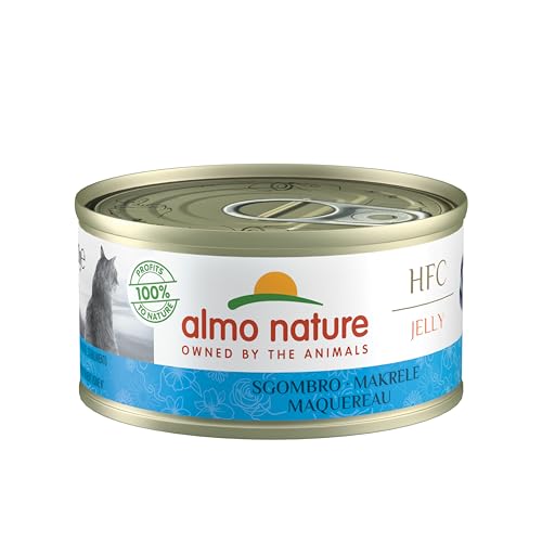 almo nature HFC Jelly Katzenfutter nass - Makrele 24er Pack (24 x 70g) von almo nature