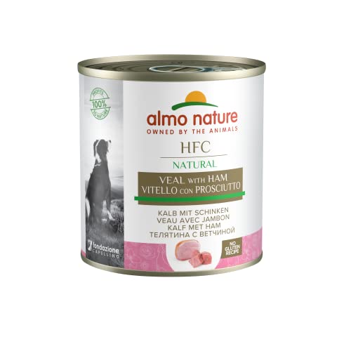 almo nature HFC Natural - Nassnahrung für Hunde mit Kalb mit Schinken ursprünglich Lebensmittelqualität und Werden jetzt für Hundenahrung erwendet. von almo nature