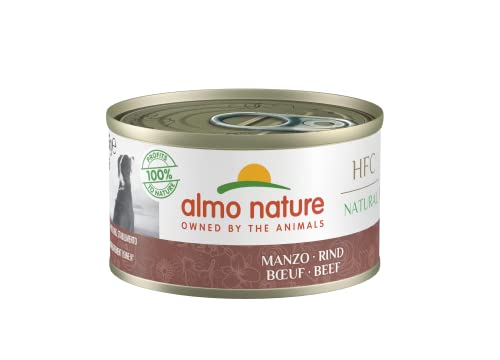Almo Nature HFC Natural - Nassnahrung für Hunde mit Rind ursprünglich Lebensmittelqualität und Werden jetzt für Hundenahrung erwendet. von almo nature