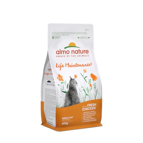 Almo Nature Holistic Trockenfutter für Erwachsene, Huhn und Reis, 400 g von almo nature