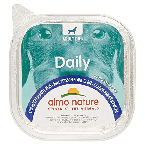 almo nature Hundefutter nass PFC Daily mit Weissfisch und Reis 300g, 0 g von almo nature