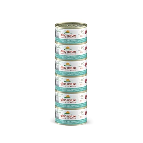 Almo Nature Megapack Katzenfutter nass - Forelle und Thunfisch- 6er Pack (6x70g) von almo nature