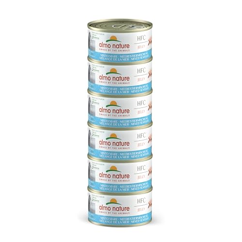 Almo Nature Megapack Katzenfutter nass - Meerestieremischung - 6er Pack (6x70g) von almo nature