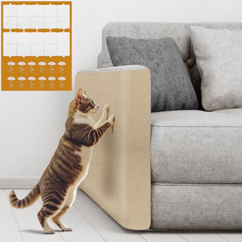 alophoty Kratzmatte Katze Selbstklebend 200x40cm - Kratzschutz Sofa Katze, Katzen Kratzmatte, Selbstklebend Kratzteppich Katze Wand, Langlebig, Katzenfreundlich alophoty Kratzmatte Katze Selbstklebend 200x40cm - Kratzschutz Sofa Katze, Katzen Kratzmatte, Selbstklebend Kratzteppich Katze Wand, Langlebig, Katzenfreundlich von alophoty