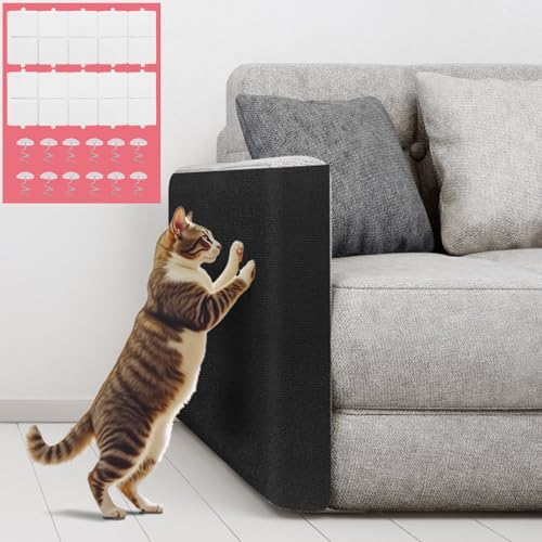 alophoty Kratzmatte Katze Selbstklebend 200x40cm - Kratzschutz Sofa Katze, Katzen Kratzmatte, Selbstklebend Kratzteppich Katze Wand, Langlebig, Katzenfreundlich alophoty Kratzmatte Katze Selbstklebend 200x40cm - Kratzschutz Sofa Katze, Katzen Kratzmatte, Selbstklebend Kratzteppich Katze Wand, Langlebig, Katzenfreundlich von alophoty