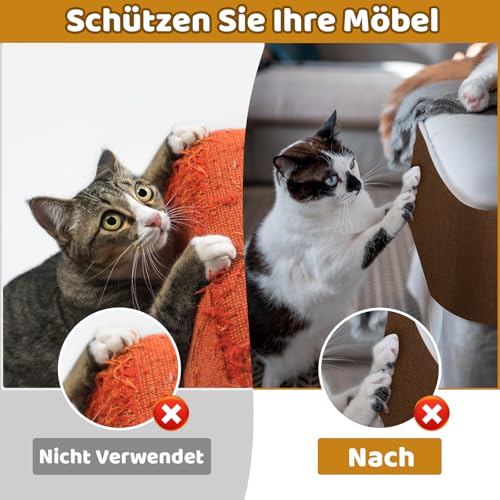 alophoty Kratzmatte Katze Selbstklebend 200x40cm - Kratzschutz Sofa Katze, Katzen Kratzmatte, Selbstklebend Kratzteppich Katze Wand, Langlebig, Katzenfreundlich alophoty Kratzmatte Katze Selbstklebend 200x40cm - Kratzschutz Sofa Katze, Katzen Kratzmatte, Selbstklebend Kratzteppich Katze Wand, Langlebig, Katzenfreundlich von alophoty