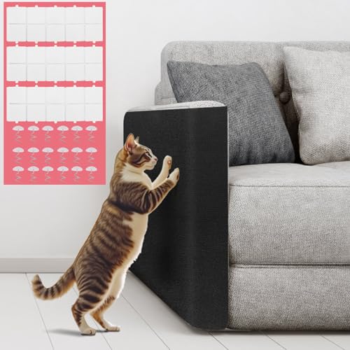 alophoty Kratzmatte Katze Selbstklebend 300x40cm - Kratzschutz Sofa Katze, Katzen Kratzmatte, Selbstklebend Kratzteppich Katze Wand, Langlebig, Katzenfreundlich von alophoty