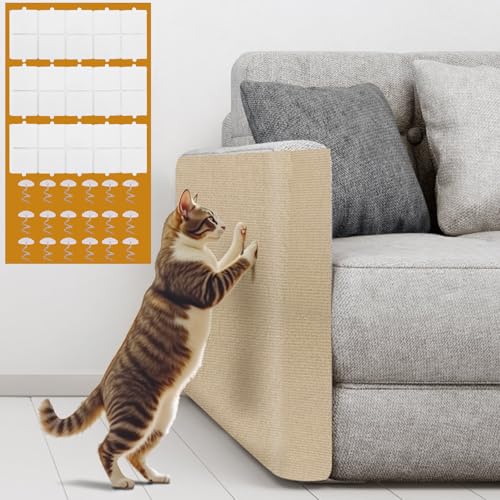 alophoty Kratzmatte Katze Selbstklebend 300x40cm - Kratzschutz Sofa Katze, Katzen Kratzmatte, Selbstklebend Kratzteppich Katze Wand, Langlebig, Katzenfreundlich alophoty Kratzmatte Katze Selbstklebend 300x40cm - Kratzschutz Sofa Katze, Katzen Kratzmatte, Selbstklebend Kratzteppich Katze Wand, Langlebig, Katzenfreundlich von alophoty
