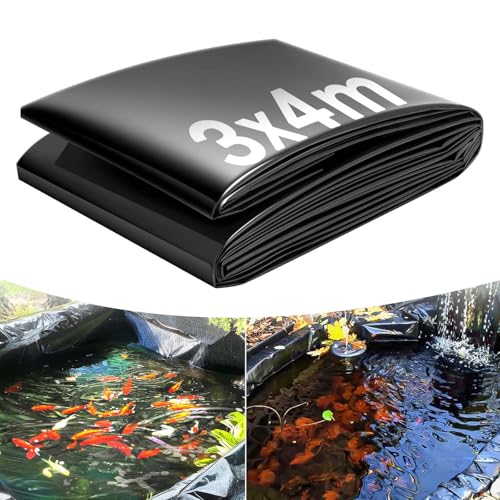 alouweekuky 3x4m Teichfolie, Teichfolien 0.2mm Stärke, Fischteichfolie Wasserfall Teich Folie Teichplane für Gartenteich, teichbecken, Brunnen alouweekuky 3x4m Teichfolie, Teichfolien 0.2mm Stärke, Fischteichfolie Wasserfall Teich Folie Teichplane für Gartenteich, teichbecken, Brunnen von alouweekuky