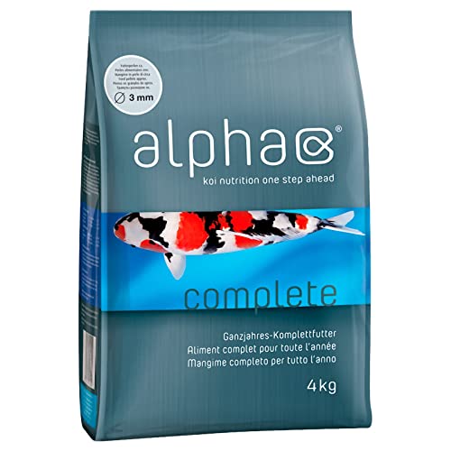alpha Koifutter Complete 4kg - 3 mm - koinutrition one Step Ahead - Schwimmfutter Ganzjahresfutter für Koi alpha Koifutter Complete 4kg - 3 mm - koinutrition one Step Ahead - Schwimmfutter Ganzjahresfutter für Koi von alpha