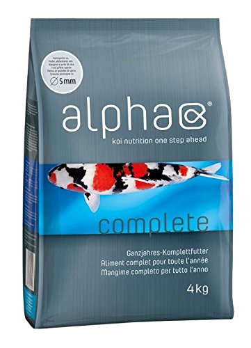 KOIFUTTER alpha complete - koinutrition one step ahead - Schwimmfutter Ganzjahresfutter für Koi (3x4kg= 12 kg) von alpha