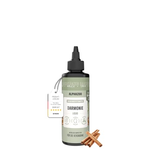 alphazoo Darmonie Liquid für Katzen 100 ml – Mit Leinöl & Omega-3 – Unterstützt Darmflora, Verdauung & Stoffwechsel – Natürliche Hilfe bei Blähungen & Durchfall alphazoo Darmonie Liquid für Katzen 100 ml – Mit Leinöl & Omega-3 – Unterstützt Darmflora, Verdauung & Stoffwechsel – Natürliche Hilfe bei Blähungen & Durchfall von alphazoo