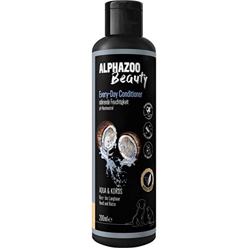alphazoo Every Day Katzen und Hunde Conditioner 200 ml I Kokos I Fellpflege für alle Rassen Langhaar, Kurzhaar I Natürliches Hundeshampoo für weiches Fell alphazoo Every Day Katzen und Hunde Conditioner 200 ml I Kokos I Fellpflege für alle Rassen Langhaar, Kurzhaar I Natürliches Hundeshampoo für weiches Fell von alphazoo