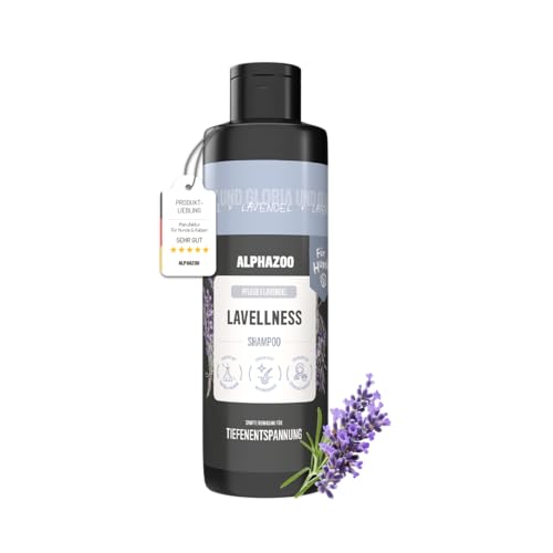 alphazoo Lavellness Hundeshampoo 250 ml – Sanfte Reinigung & Pflege mit Kokosnussfruchtextrakt & Lavendelöl – Für sensibles Fell, parabenfrei & silikonfrei, natürlicher Glanz, stressfreies Baden alphazoo Lavellness Hundeshampoo 250 ml – Sanfte Reinigung & Pflege mit Kokosnussfruchtextrakt & Lavendelöl – Für sensibles Fell, parabenfrei & silikonfrei, natürlicher Glanz, stressfreies Baden von alphazoo
