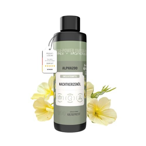 alphazoo Premium Nachtkerzenöl für Katzen 250 ml – Natürliches, kaltgepresstes Futteröl mit Omega‑6 & Omega‑9 – Unterstützt Haut & Fell – Deutsche Premium‑Qualität alphazoo Premium Nachtkerzenöl für Katzen 250 ml – Natürliches, kaltgepresstes Futteröl mit Omega‑6 & Omega‑9 – Unterstützt Haut & Fell – Deutsche Premium‑Qualität von alphazoo