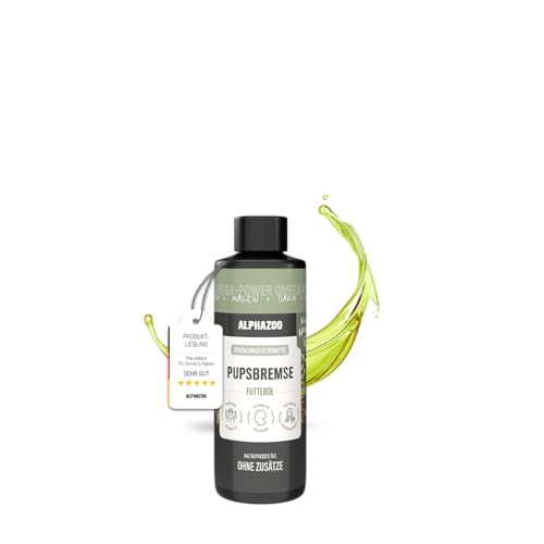 alphazoo Pupsbremse Magen Darm Futteröl für Hunde 100ml – Magenschutz mit Kürbiskern & Leinöl, fördert Verdauung & Appetit, unterstützt empfindlichen Magen, natürliche Barf Ergänzung alphazoo Pupsbremse Magen Darm Futteröl für Hunde 100ml – Magenschutz mit Kürbiskern & Leinöl, fördert Verdauung & Appetit, unterstützt empfindlichen Magen, natürliche Barf Ergänzung von alphazoo
