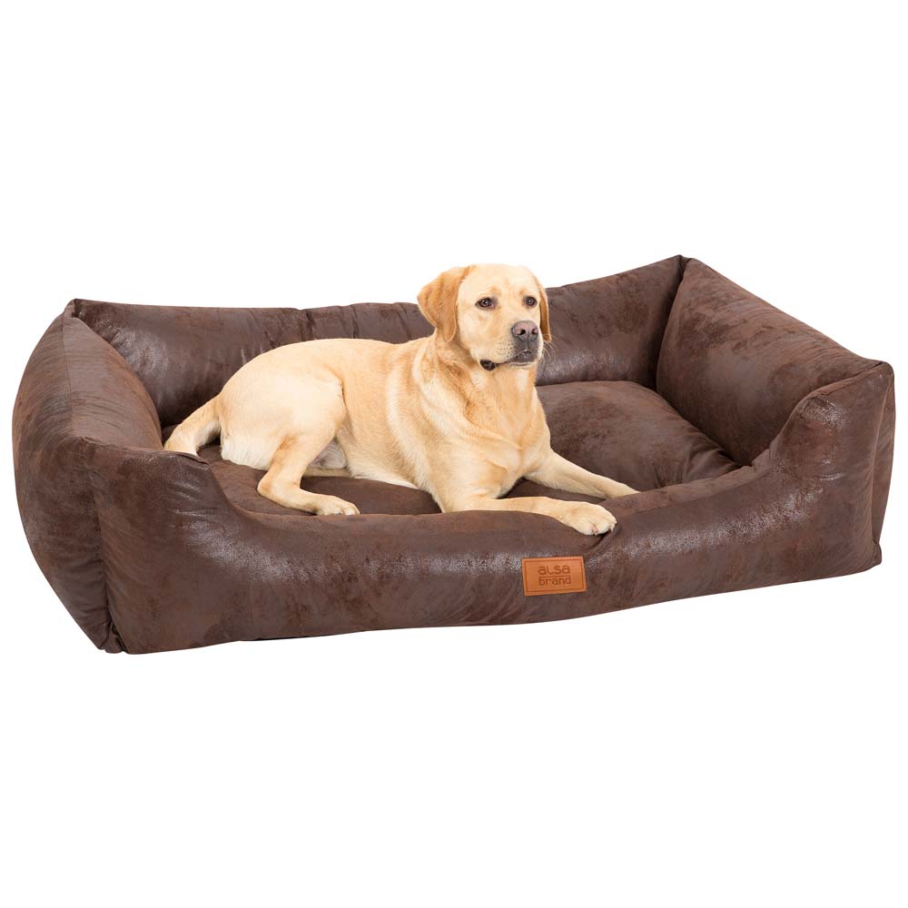 alsa-brand Hundebett Antik braun, Außenmaße: ca. 117 x 82 x 28 cm alsa-brand Hundebett Antik braun, Außenmaße: ca. 117 x 82 x 28 cm von alsa-brand