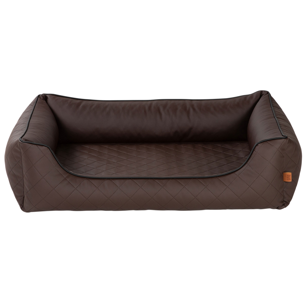 alsa-brand Hundebett Delta Ortho braun, Maße: ca. 120 x 80 cm von alsa-brand