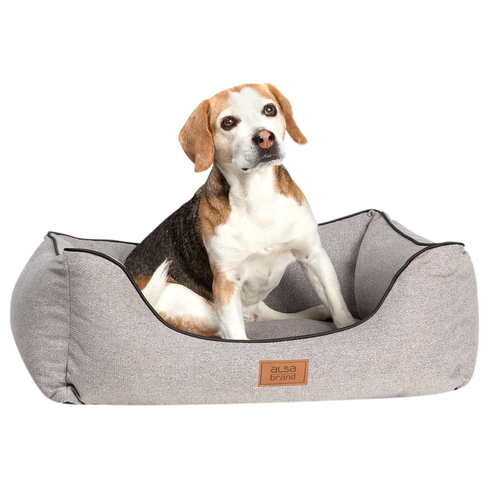 alsa-brand Hundebett Koje grau, Außenmaße: ca. 80 x 62 cm von alsa-brand