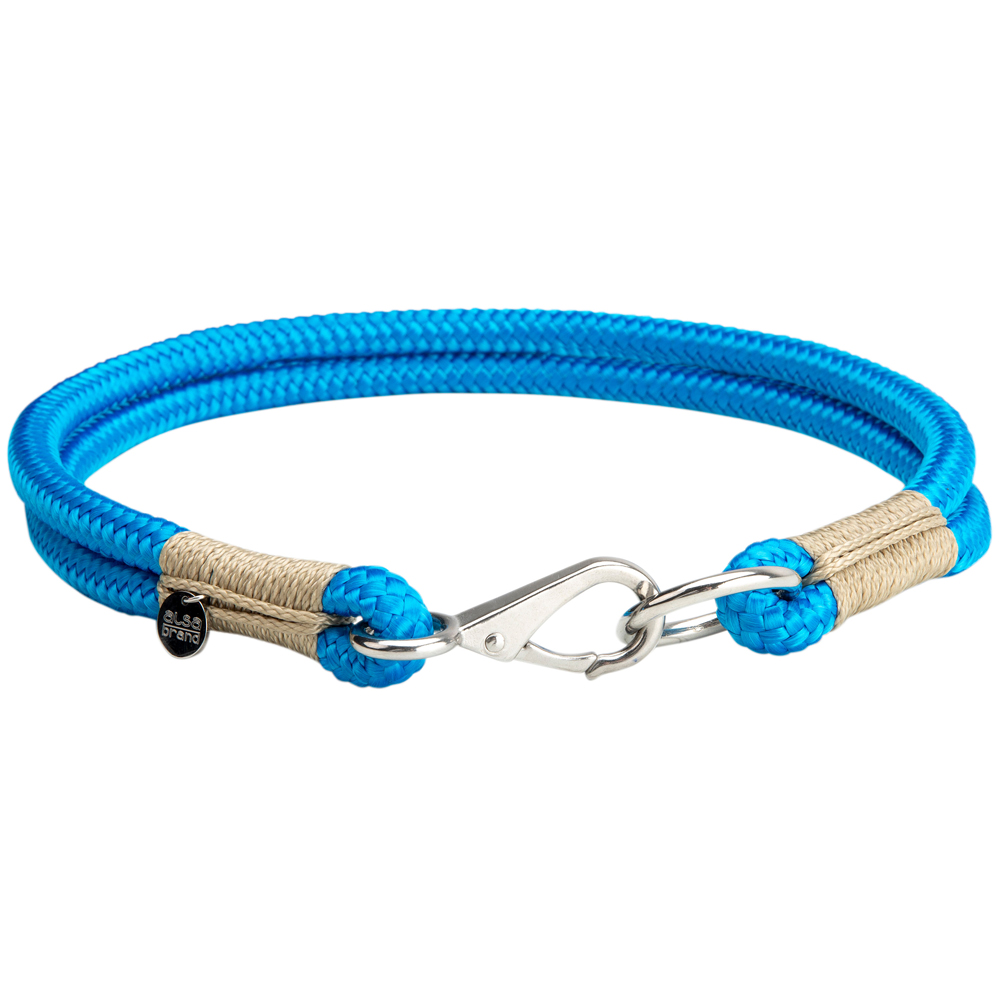 alsa-brand Hundehalsband Bolle aqua, Länge: ca. 35 cm, Durchmesser:  2 x ca. 8 mm von alsa-brand