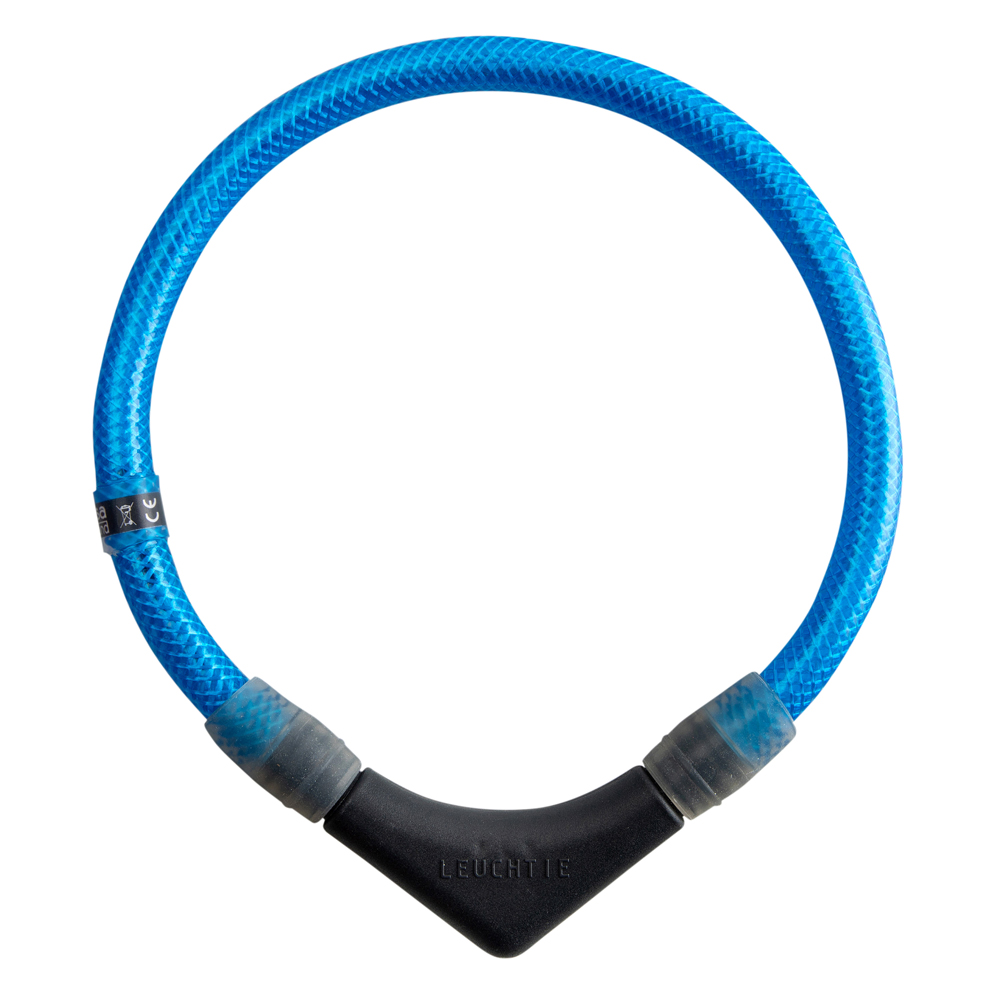 alsa-brand Leuchthalsband Brightness blau, Gr. 35, Halsumfang: ca. 35 cm von alsa-brand