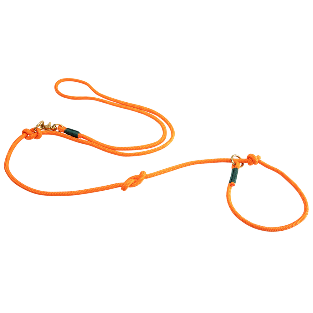 alsa-brand Retriever-Führleine Ole orange, Länge: ca. 2 m, Durchmesser:  ca. 10 mm von alsa-brand