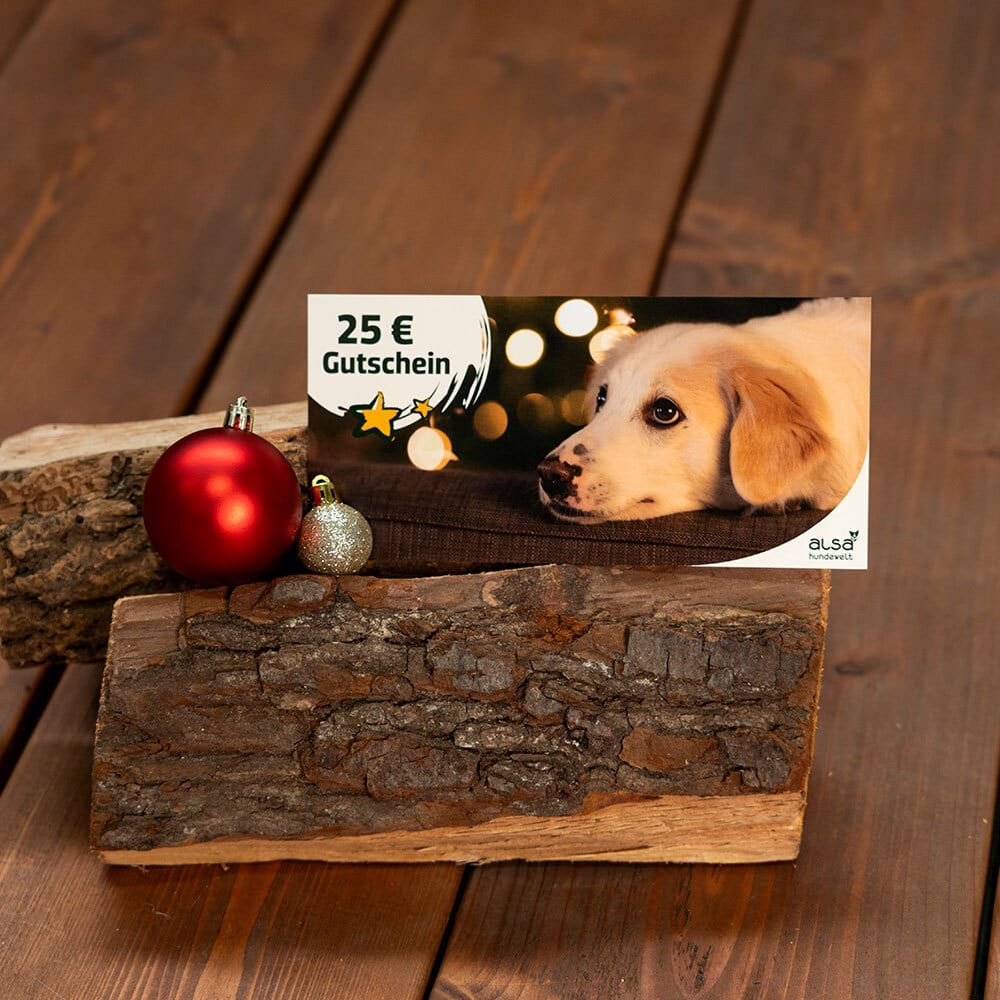 XMAS Geschenk-Gutschein 25,- € von alsa-hundewelt